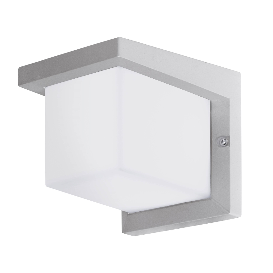 Eglo 65045 - LED Wandlamp voor buiten DESELLA PRO LED/10W/230V IP54 zilver