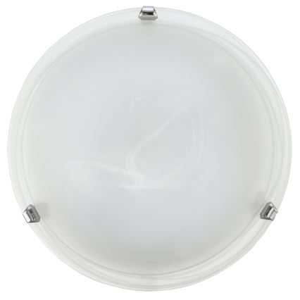 Eglo - Plafondlamp 2xE27/25W/230V albasten glas