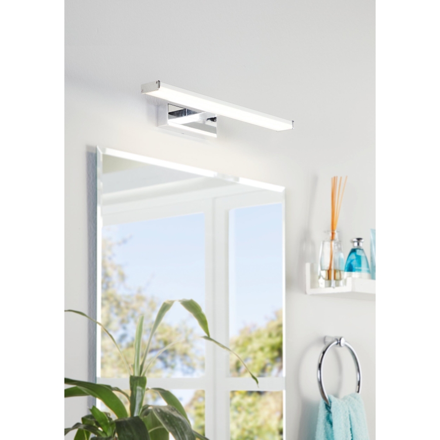 Eglo 74051 - LED Badkamer spiegelverlichting GALENZANA LED/7,4W/230V 4000K 40 cm IP44 glanzend chroom
