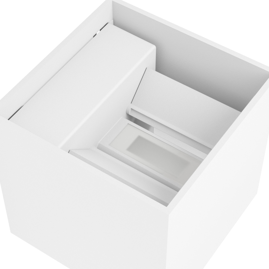 Eglo - LED-dimbare oplaadbare buitenwandlamp met bewegings- en schemersensor LED/2,2W/5V IP44 wit