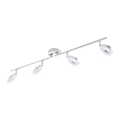 Eglo 75242 - LED-spot ODERZO 3xLED/3,8W/230V glanzend chroom