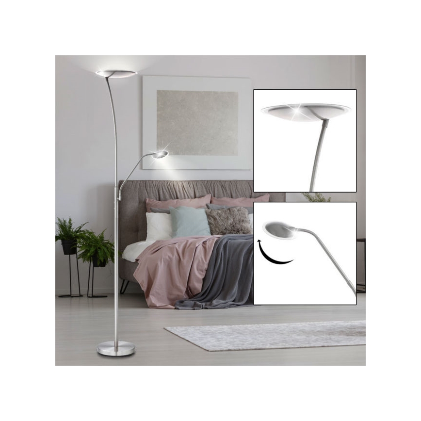 Eglo 75316 - LED Vloerlamp PENJA 1xLED/18W+1xLED/6W