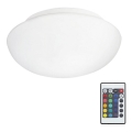 Eglo 75351 - LED RGB dimbare plafondlamp ELLA-C 1xE27/7,5W/230V + afstandsbediening