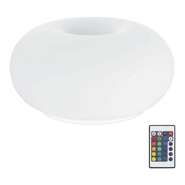 Eglo 75355 - LED RGB dimbare tafellamp OPTICA-C 2xE27/7,5W/230V Ø 28 cm + afstandsbediening