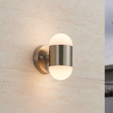 Eglo 75392 - LED buitenwandlamp MEROLA 2xLED/3,7W/230V IP44 mat chroom