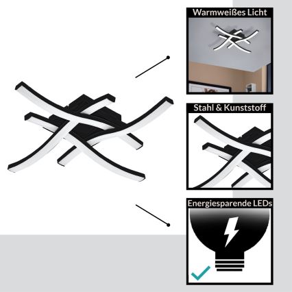 Eglo - LED Bevestigde Hanglamp LED/16W/230V