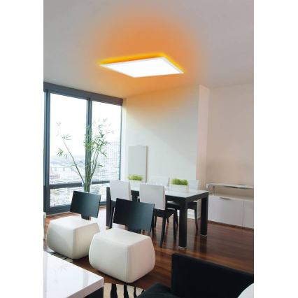 Eglo 75525 - LED RGBW Dimbare plafondlamp SALOBRENA LED/12W/230V + afstandsbediening