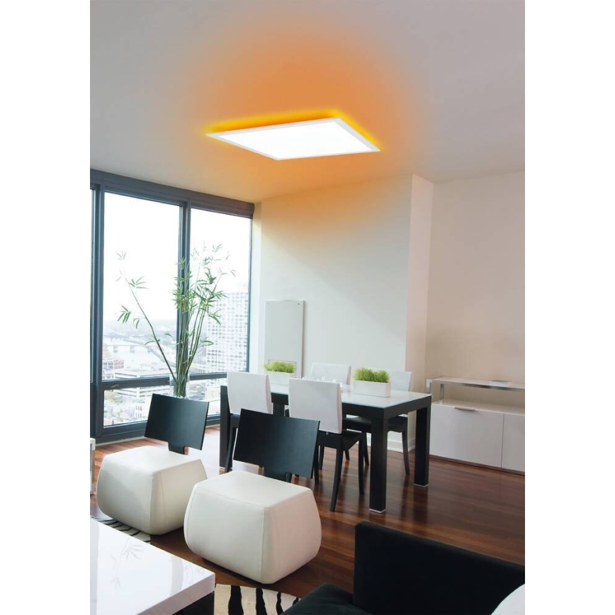 Eglo 75525 - LED RGBW Dimbare plafondlamp SALOBRENA LED/12W/230V + afstandsbediening