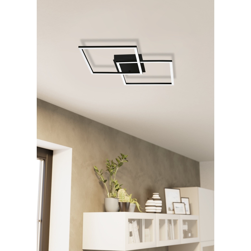 Eglo - Dimbare LED Hanglamp voor Oppervlak Montage LED/28W/230V 3000-6500K + afstandsbediening