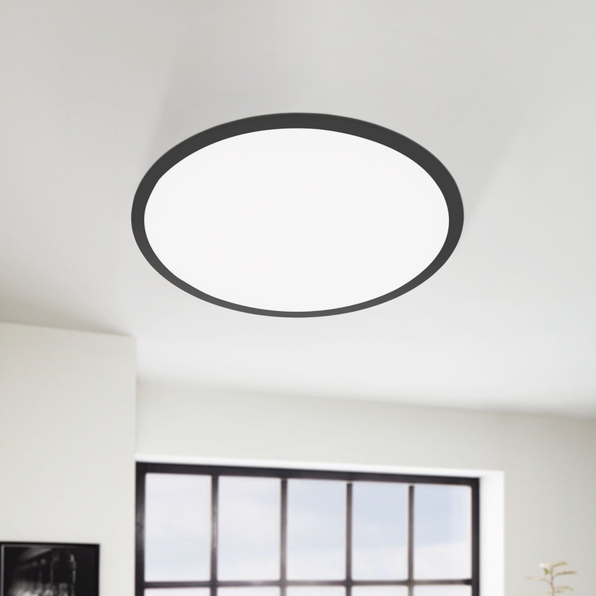 Eglo 75577 - Dimbare LED Plafondlamp SALOBRENA-TW LED/32,5W/230V diameter 60 cm + afstandsbediening