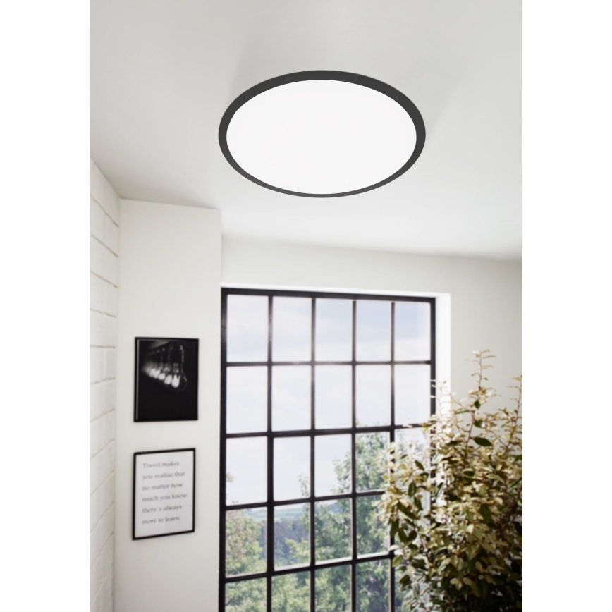 Eglo 75577 - Dimbare LED Plafondlamp SALOBRENA-TW LED/32,5W/230V diameter 60 cm + afstandsbediening