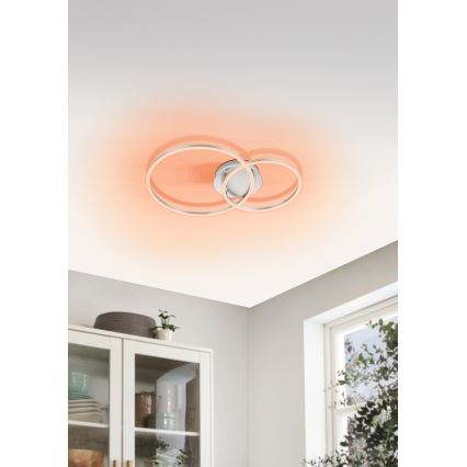 Eglo - Dimbare LED RGB Hanglamp voor Oppervlak Montage LED/21,5W/230V 3000-6500K + afstandsbediening