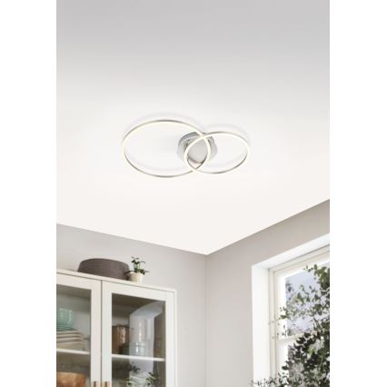 Eglo - Dimbare LED RGB Hanglamp voor Oppervlak Montage LED/21,5W/230V 3000-6500K + afstandsbediening