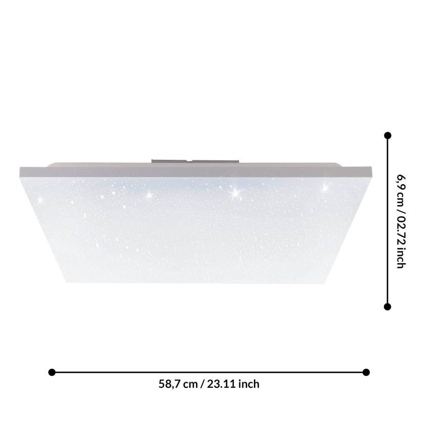 Eglo 75618 - LED Bevestigd lichtpaneel CALEMAR-S LED/32W/230V 4000K 60x60 cm