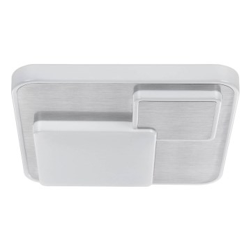 Eglo 75666 - LED Plafondlamp LEPRESO LED/19,5W/230V 38,5x38,5 cm mat chroom