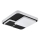 Eglo 75667 - LED Plafondlamp LEPRESO LED/19,5W/230V zwart