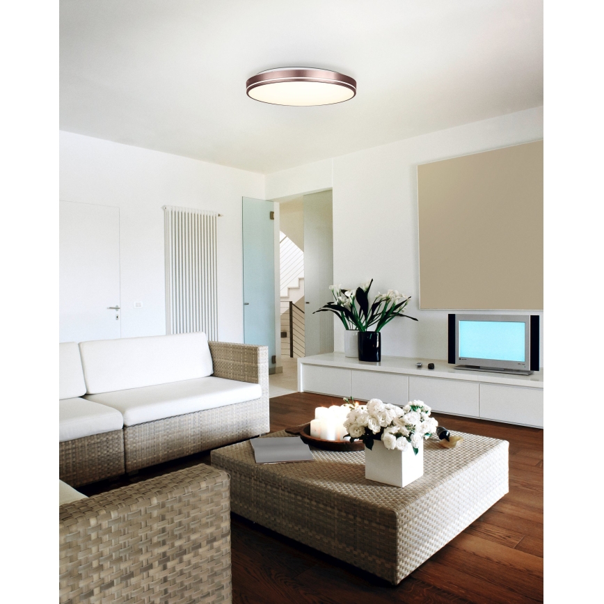 Eglo - Dimbare LED Plafondlamp LED/22W/230V 3000-6500K + afstandsbediening