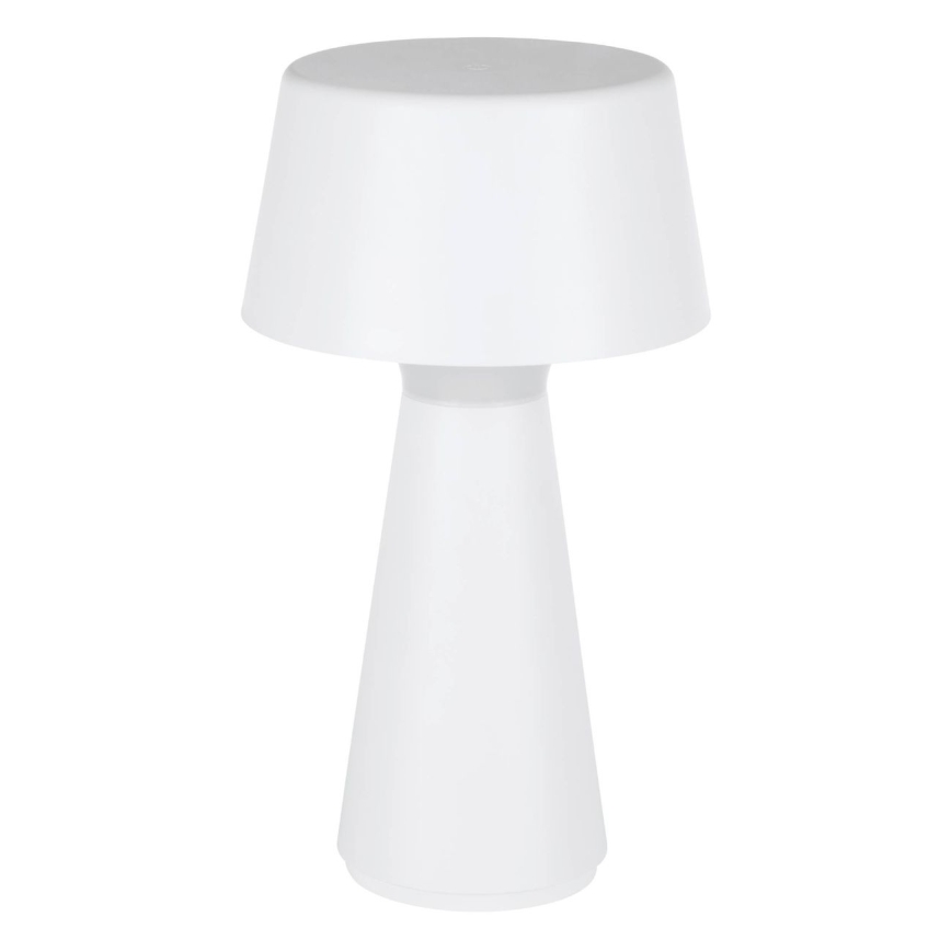 Eglo - Dimbare oplaadbare LED-tafellamp voor buiten LED/3W/5V 2200/3000/4000K 2000 mAh IP44 wit