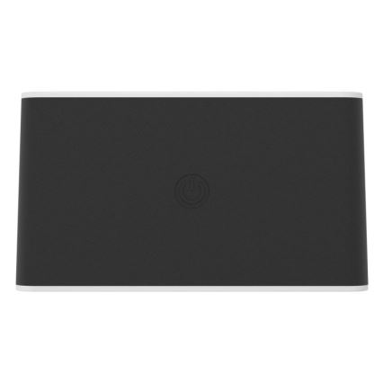 Eglo - Dimbare oplaadbare buitenwandlamp met touchbediening LED/5W/5V 2000 mAh 3000/4000/6500K IP44 zwart