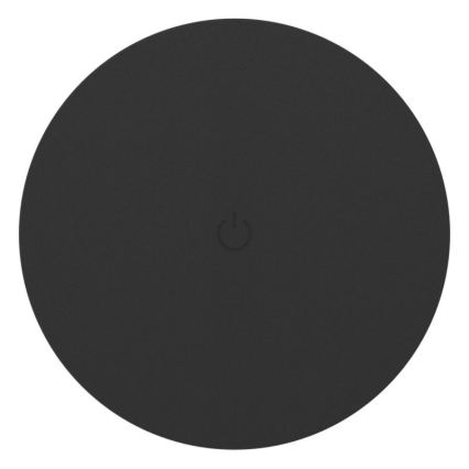 Eglo - Dimbare, oplaadbare buitenwandlamp met aanraakbediening LED/5W/5V 2000 mAh 3000/4000/6500K IP44 zwart