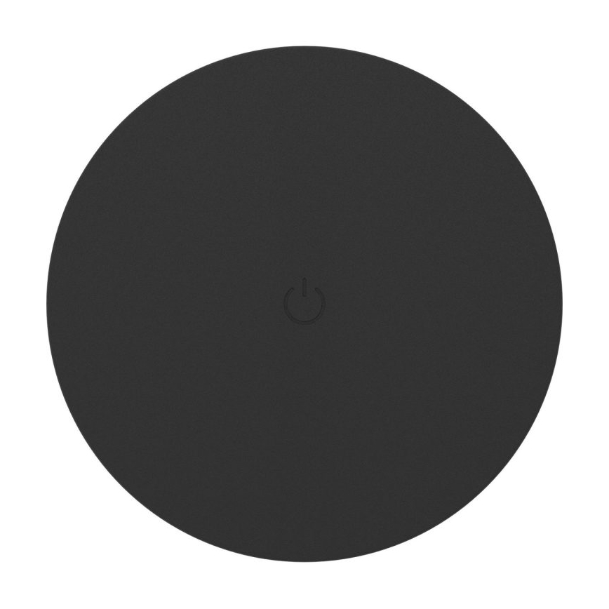 Eglo - Dimbare, oplaadbare buitenwandlamp met aanraakbediening LED/5W/5V 2000 mAh 3000/4000/6500K IP44 zwart