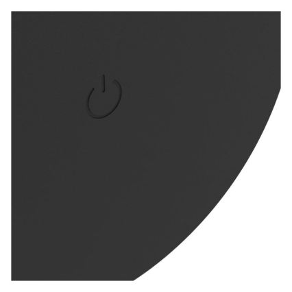 Eglo - Dimbare, oplaadbare buitenwandlamp met aanraakbediening LED/5W/5V 2000 mAh 3000/4000/6500K IP44 zwart