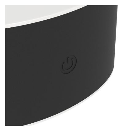 Eglo - dimbare oplaadbare LED-buitenwandlamp met aanraakbediening LED/5W/5V 2000 mAh 3000/4000/6500K IP44 zwart