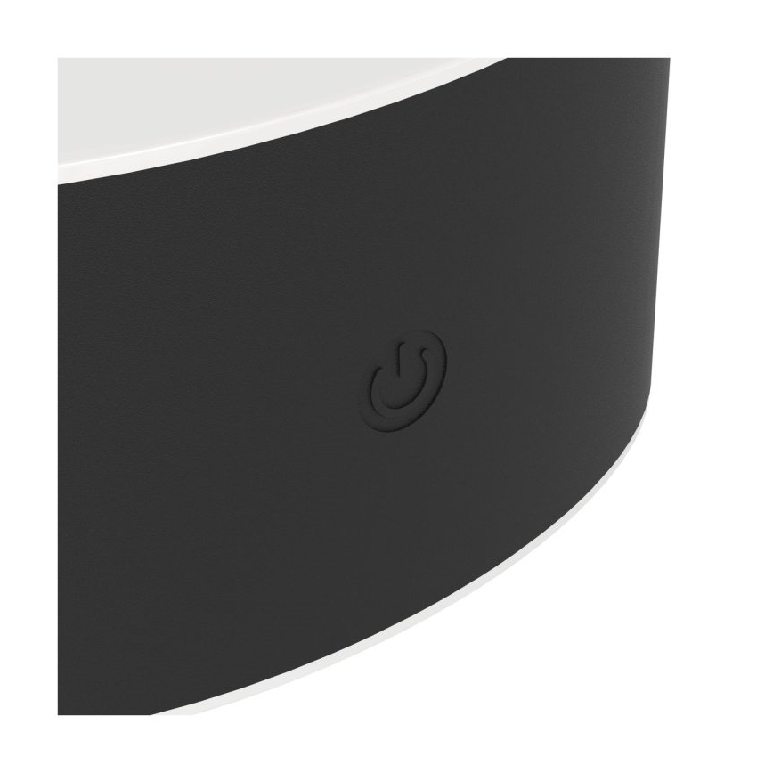 Eglo - dimbare oplaadbare LED-buitenwandlamp met aanraakbediening LED/5W/5V 2000 mAh 3000/4000/6500K IP44 zwart