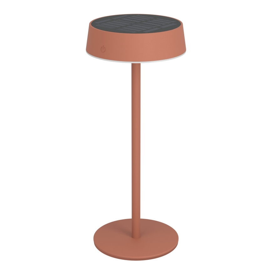 Eglo - LED dimbare zonne-oplaadbare tafellamp met touchbediening LED/3W/5V 3000-6000K 1800 mAh IP44 oranje