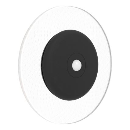 Eglo - LED RGBW dimbare oplaadbare wandlamp met bewegings- en schemersensor LED/5V 2000 mAh zwart + afstandsbediening