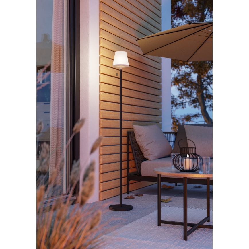 Eglo - LED RGBW Dimbare oplaadbare buitenvloerlamp LED/2,2W/3,7V 3000K 2200 mAh IP54
