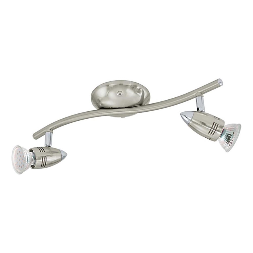 Eglo 78023 - LED spot MAGNUM 2xGU10/3W/230V 3000K mat chroom