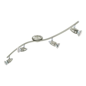 Eglo 78025 - LED spot MAGNUM 4xGU10/3W/230V 3000K mat chroom