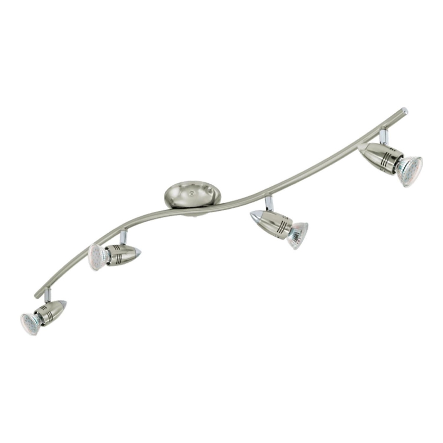 Eglo 78025 - LED spot MAGNUM 4xGU10/3W/230V 3000K mat chroom