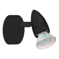 Eglo 780443 - LED Wandspot SABADELL 1xGU10/2,8W/230V 3000K zwart