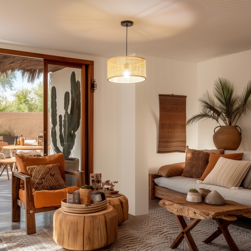 Eglo 781161 - Vervangende lampenkap voor KERIA-armatuur Ø 40 cm beige