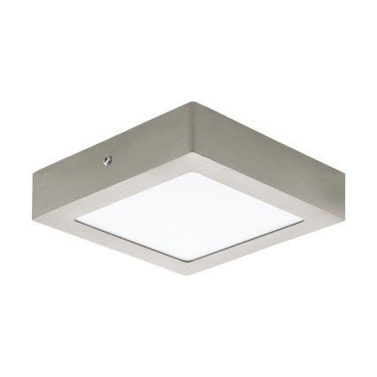 Eglo 78215 - FUEVA LED-plafondlamp, 10,9 W, 230 V, 17 x 17 cm, mat chroom
