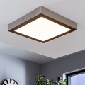 Eglo 78218 - LED plafondlamp FUEVA LED/22W/230V 30x30 cm mat chroom