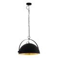 Eglo 78441 - Hanglamp aan een ketting COVALEDA 1xE27/60W/230V zwart