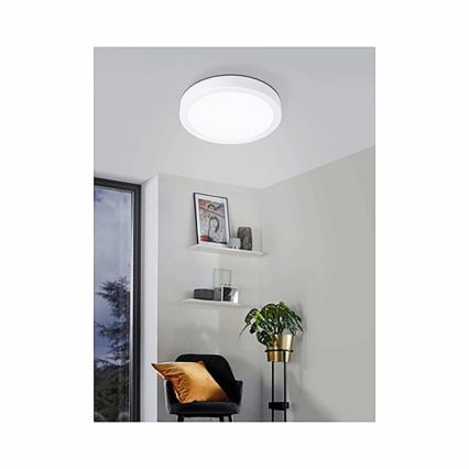 Eglo 78668 - LED plafondlamp FUEVA LED/17W/230V Ø 21 cm wit