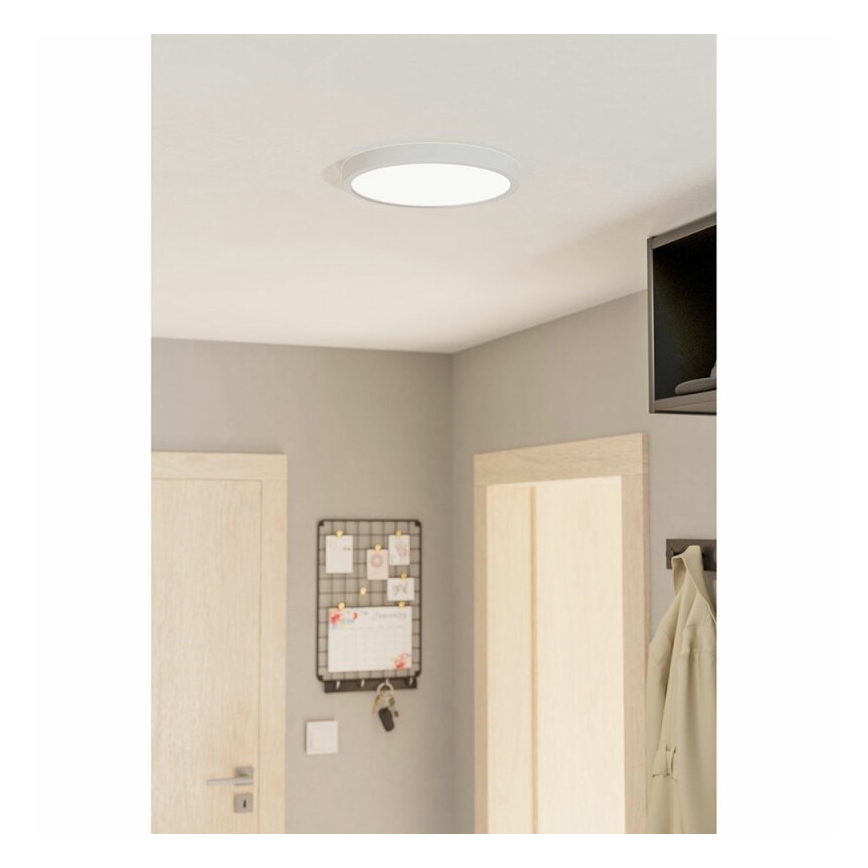 Eglo 78669 - LED plafondlamp FUEVA LED/20,5W/230V Ø 28,5 cm wit