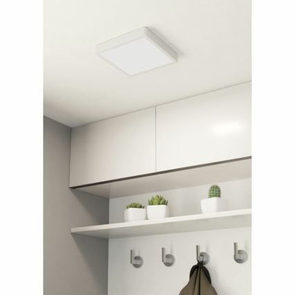 Eglo 78679 - LED plafondlamp FUEVA LED/17W/230V 21x21 cm wit