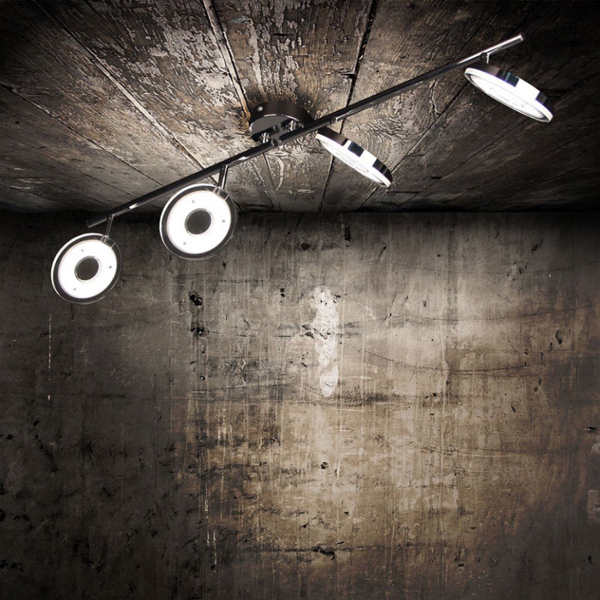 Eglo 78684 - LED-plafondspot DORNES 4xLED/4,5W/230V glanzend chroom