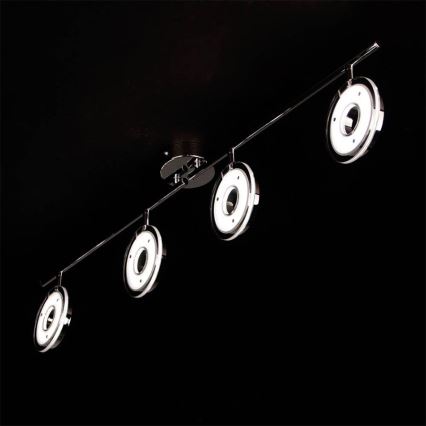 Eglo 78684 - LED-plafondspot DORNES 4xLED/4,5W/230V glanzend chroom