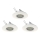 Eglo 78704 - SET 3x LED Hang plafondverlichting PENETO 1xGU10/3,3W/230V wit