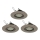 Eglo 78705 - SET 3x LED Hang plafondverlichting PENETO 1xGU10/3,3W/230V mat chroom