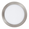 Eglo 78729 - Dimbare LED-inbouwspot FUEVA LED/16,5W/230V mat chroom Ø 22,5 cm