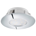 Eglo 78742 - LED Inbouwlamp PINEDA 1xLED/12W/230V glanzend chroom
