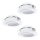 Eglo 78755 - SET 3x LED Hang plafondverlichting PINEDA 1xLED/6W/230V 3000K wit