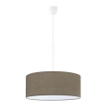 Eglo 79068 - Hanglamp aan een koord SITIA 3xE27/60W/230V bruin
